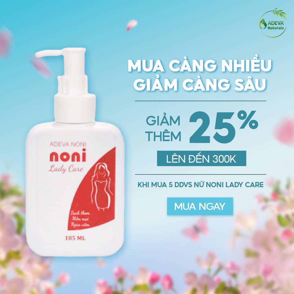 Dung Dịch Vệ Sinh Phụ Nữ ADEVA NONI LADY CARE Chiết Xuất Thảo Mộc Khử Mùi