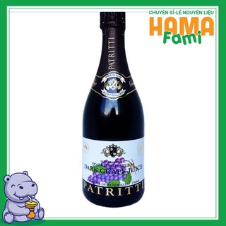 Nước ép nho Patritti Sparkling Grape Juice Úc chai 750ml