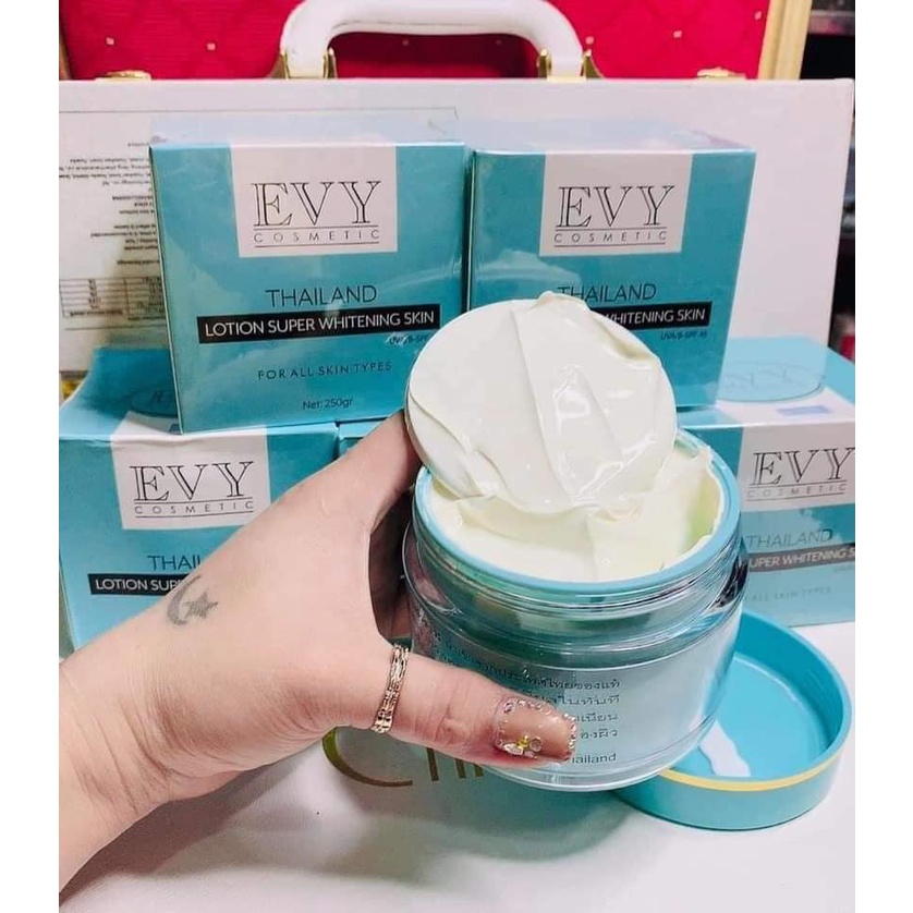 Kem Body Thái Lan - Dưỡng Trắng Da Toàn Thân EVY 250gr