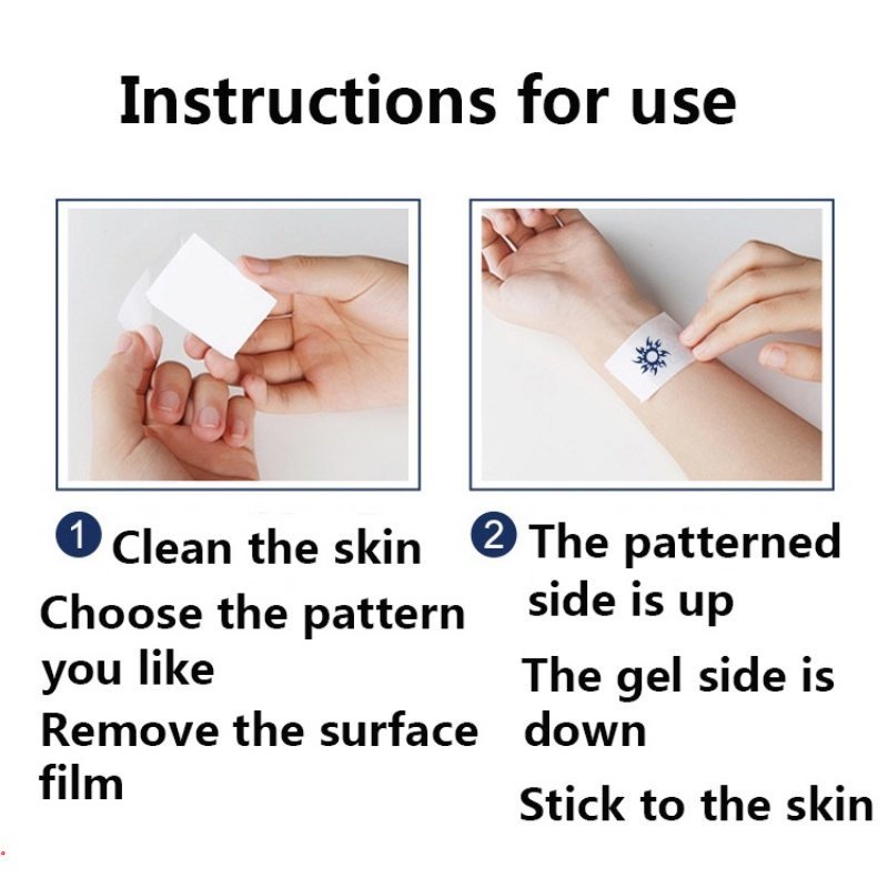 Hình Xăm Dán Tạm Thời Chống Nước Lâu Trôi 2 Tuần 18Cmx11Cm