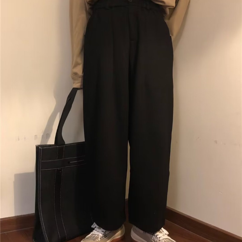 Quần Dài Lưng Cao Dáng Rộng Thời Trang Xuân Hè Phong Cách Harajuku Trẻ Trung Cho Nam