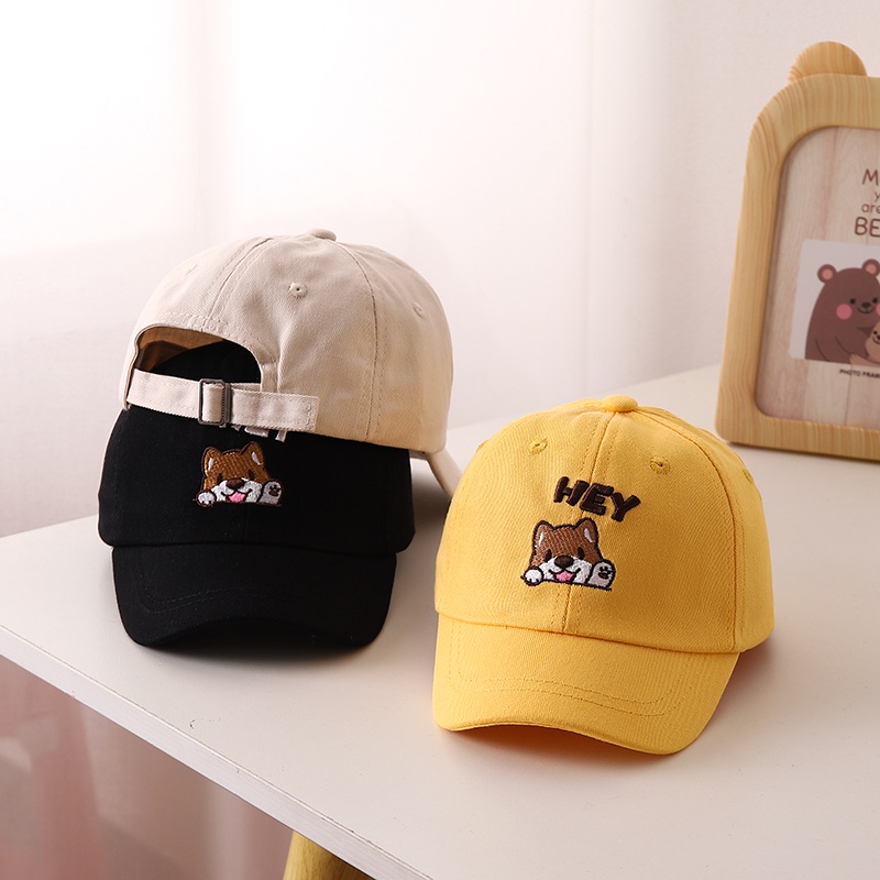 Mũ Lưỡi Trai Thêu Họa Tiết Hoạt Hình Dễ Thương Cho Bé