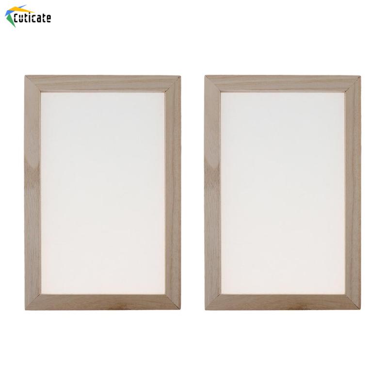 Set 2 Khung Gỗ Làm Giấy Tái Chế Thủ Công 20x30cm