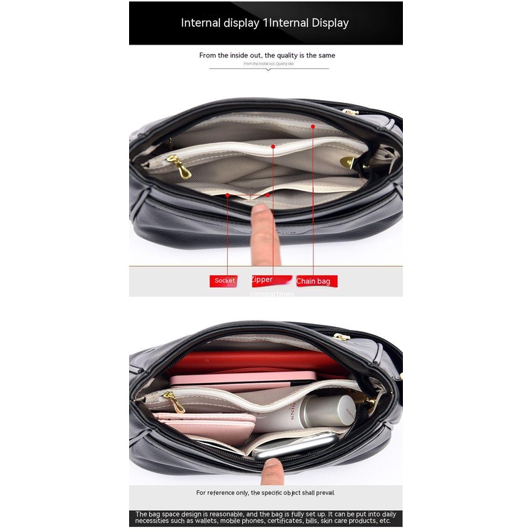 Túi Đeo Chéo Da Bò Thật Thiết Kế Đơn Giản Thời Trang Cho Nữ