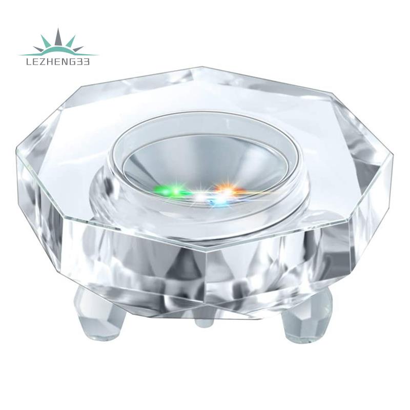 Đế Đèn LED Pha Lê Nhiều Màu Kèm Giá Đỡ Dùng Trưng Bày