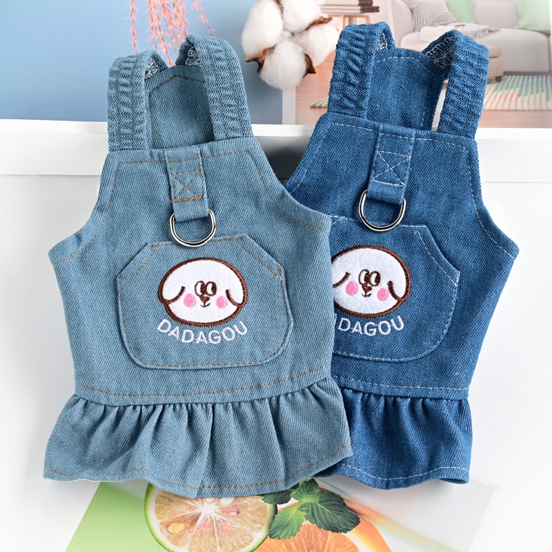 Đầm Denim Xuân Hè Xinh Xắn Dành Cho Thú Cưng