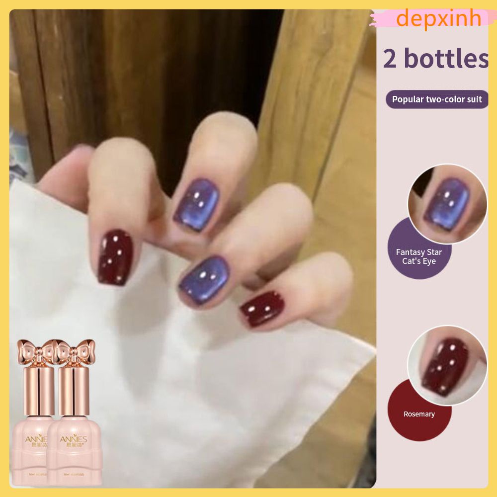 Sơn Móng Tay Mắt Mèo Bán Vĩnh Viễn UV Gel Enni Shi Sơn Móng Tay Màu Nude Băng Keo Mắt Mèo Phổ Biến Màu Đỏ Lưới Mới 2023 Phù Hợp Với Hai Màu Thanh Toán Khi Nhận Hàng