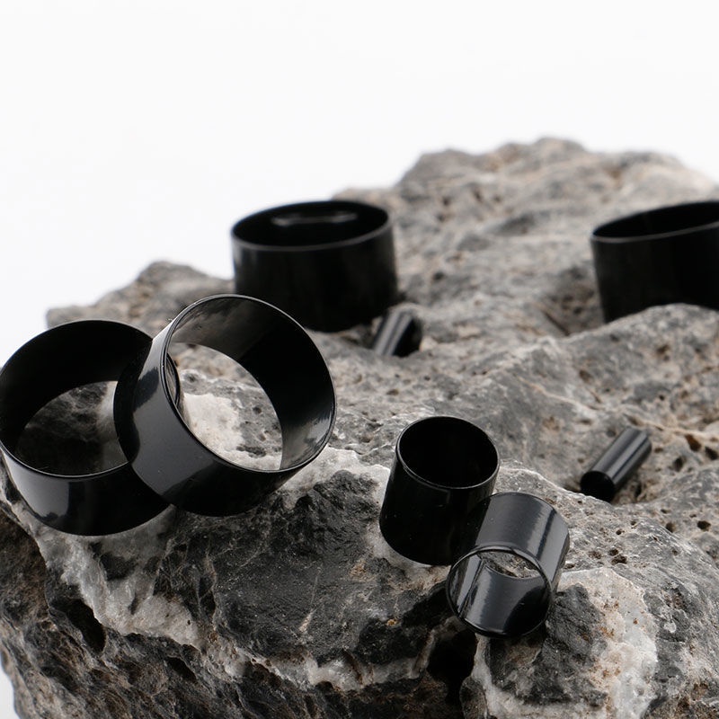 Nhẫn Thép Màu Đen Chống Nổ Chất Lượng Cao