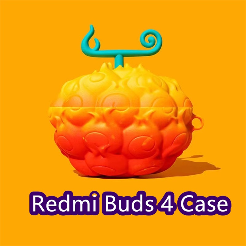 Hàng Có Sẵn! Vỏ Bảo Vệ Hộp Sạc Tai Nghe Redmi Buds 4 Màu Trơn & Búp Bê Hoạt Hình Dễ