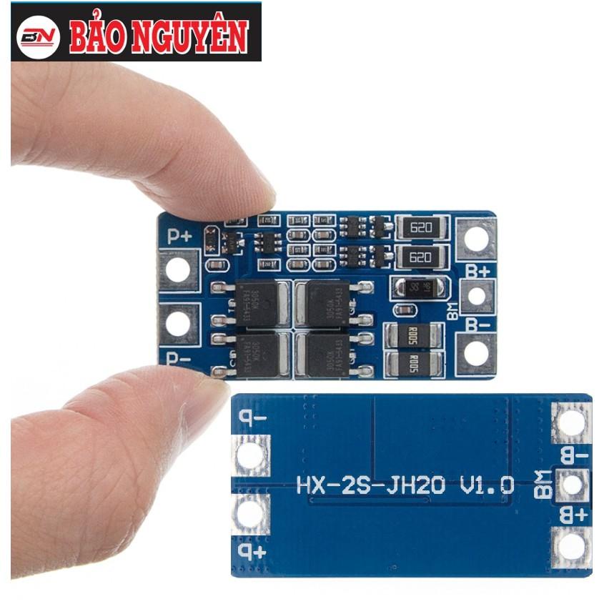 Mạch 2S 8.4V 20A sạc cân bằng và bảo vệ pin li-ion. BN.