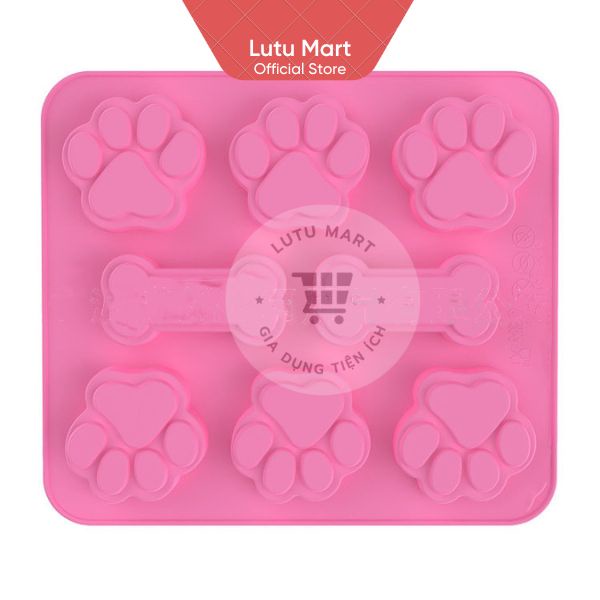 Khuôn Silicone Socola, Làm Kẹo Dẻo Chip Chip Jely, Thạch Rau Câu, Pudding ,Bánh Cookie Nhiều Hình - Lutu Mart