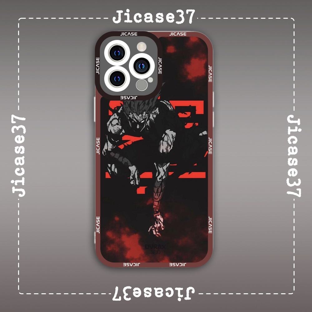 Ốp lưng iphone cạnh vuông Jicase Garou Aesthetic One Punch Man Anime Manga