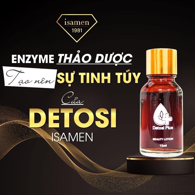 Thải độc da detosi plus beauty lotion 15ml của isamen