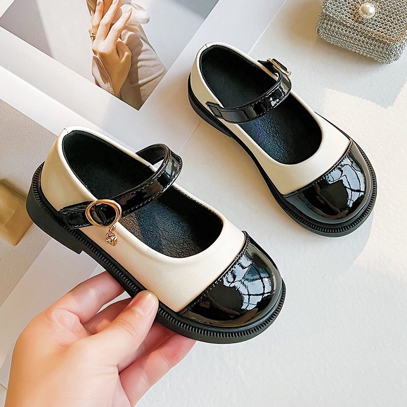 Giày búp bê bé gái vintage từ 2 tuổi đến 10 tuổi thời trang hoạt tiết đáng yêu phong cách hàn quốc