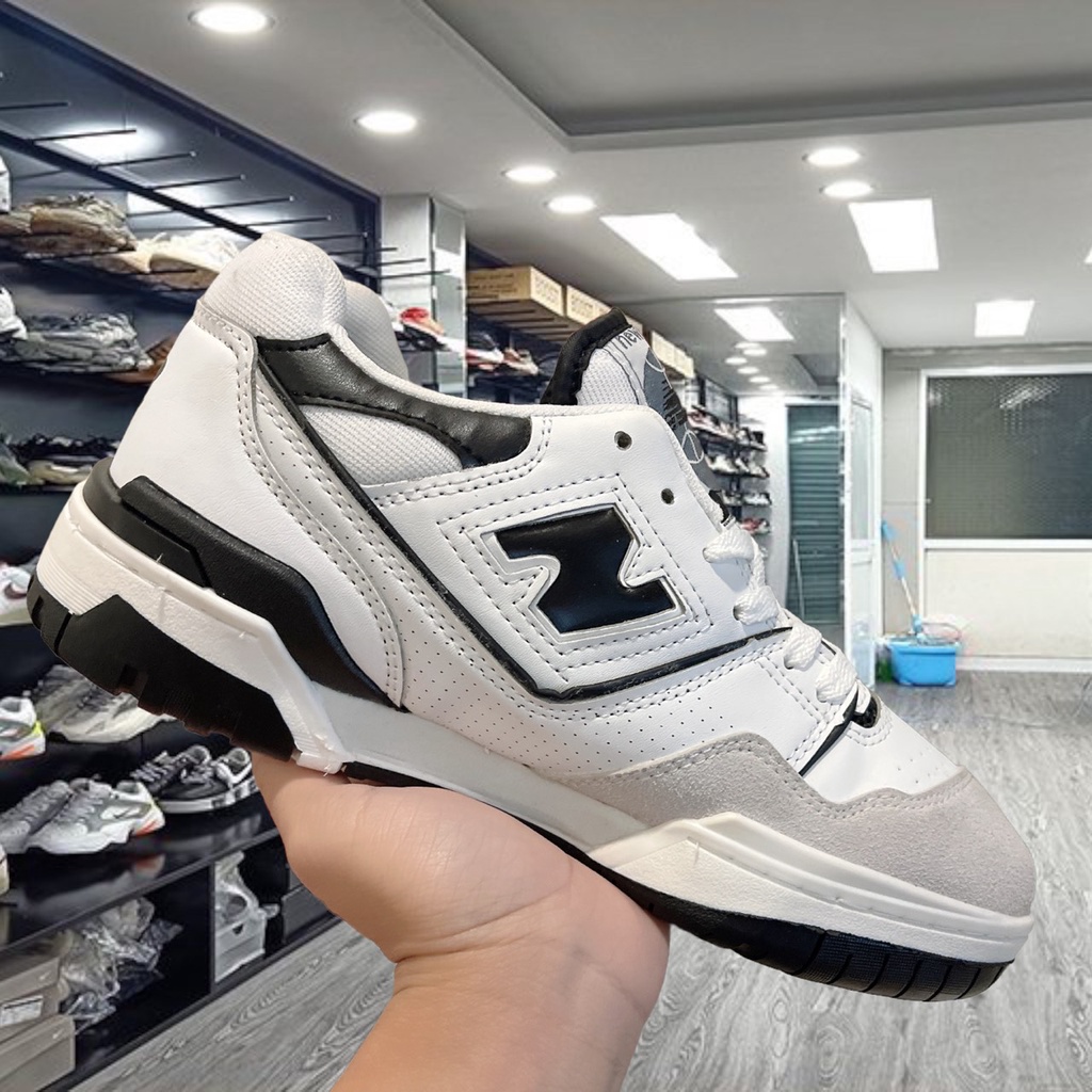 Giày New Balance 550 màu trắng đen. Giày NB 550 thể thao nam nữ, bản chuẩn Trung xịn, Full Bill Box 2022