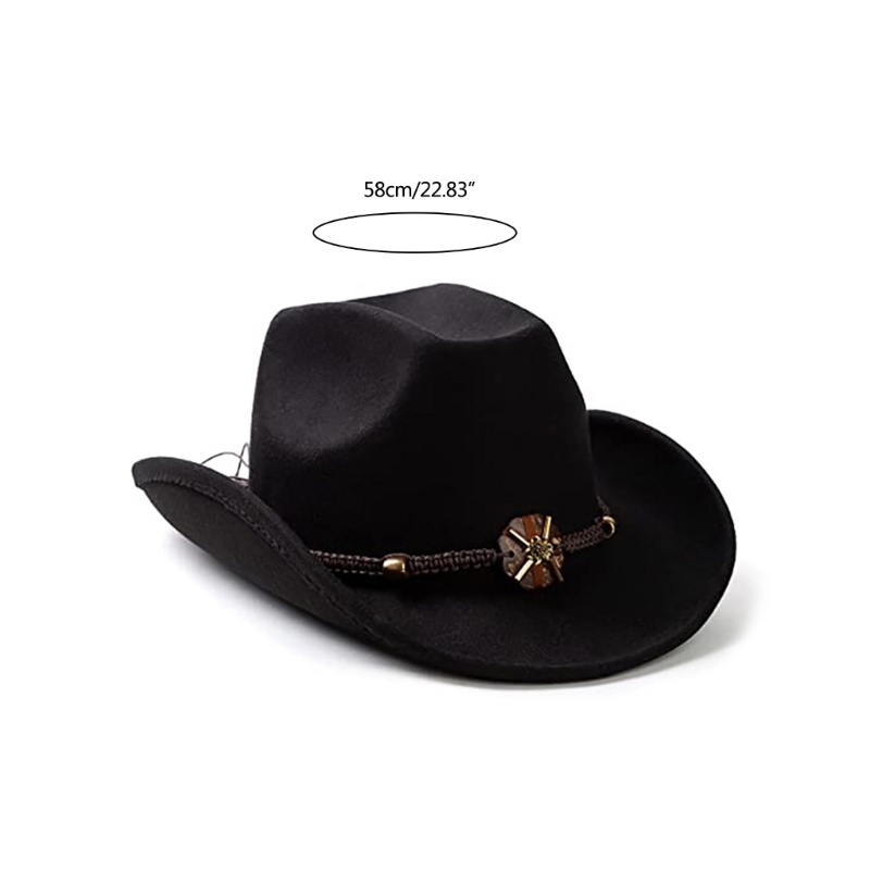 Mũ Fedora Vải Nỉ Dày Dặn Màu Trơn Chống Gió Kèm Dây Trang Trí Dành Cho Nam Nữ