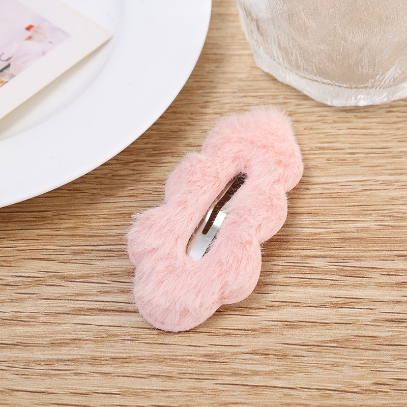 Kẹp Tóc Hình Đám Mây Bằng Lông Nhung Màu Sắc Ngẫu Nhiên Dễ Thương Xinh Xắn Cho Bé Gái
