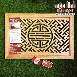 [MVT] TẤM CHỐNG ÁM KHÓI BAN THỜ MỘC LINH - MÀU VÀNG CHỮ THỌ KÍCH THƯỚC 41X61CM
