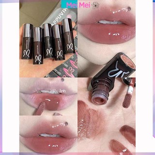 Son thỏ đen bóng nhũ cappuvini clarinet lip gloss cp75