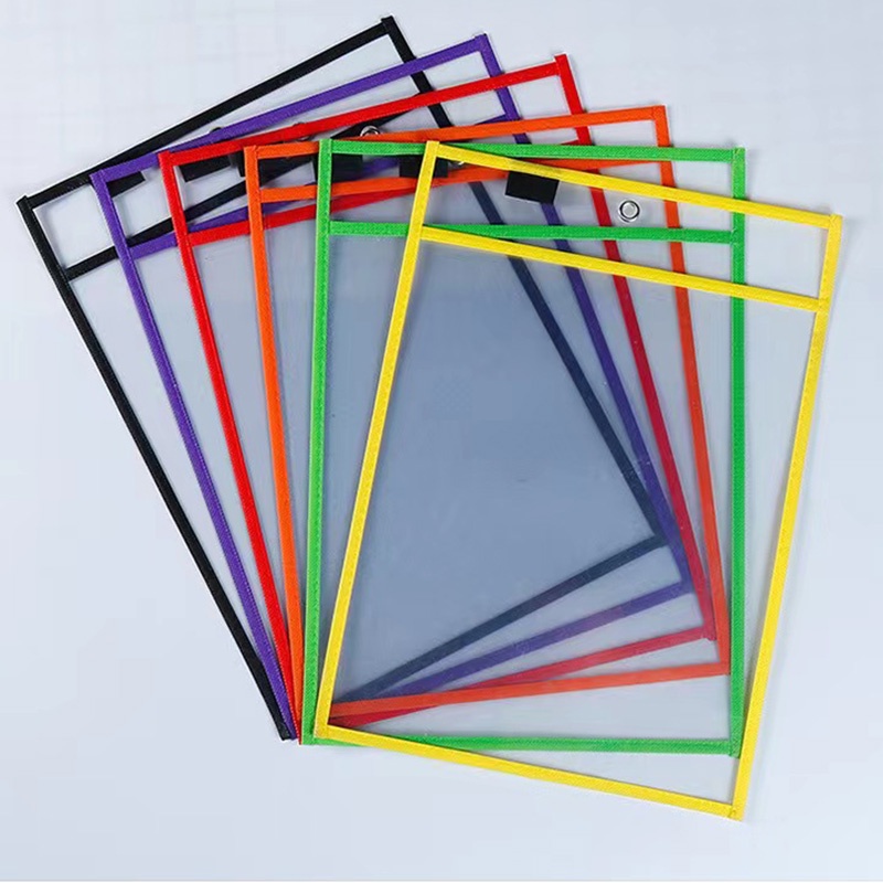 Túi Đựng Tài Liệu Khổ A4 Bằng Nhựa PVC Trong Suốt Nhiều Màu