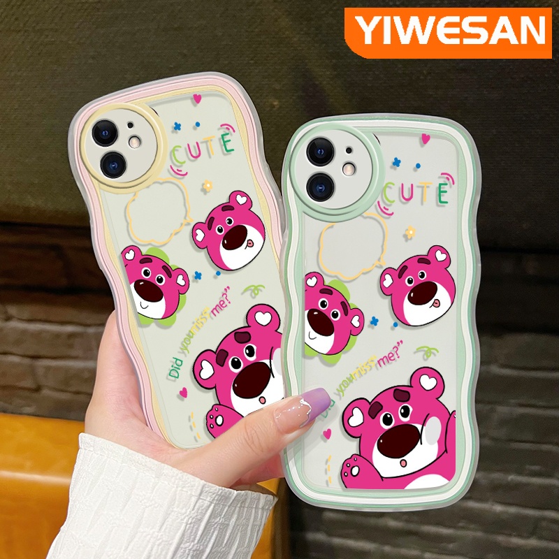 Ốp Điện Thoại Viền Gợn Sóng Hình Gấu / Dâu Tây Nhiều Màu Cho Samsung galaxy A12 4G A12 5G F12 M12 F23 5G F13 M13 Quantum 2