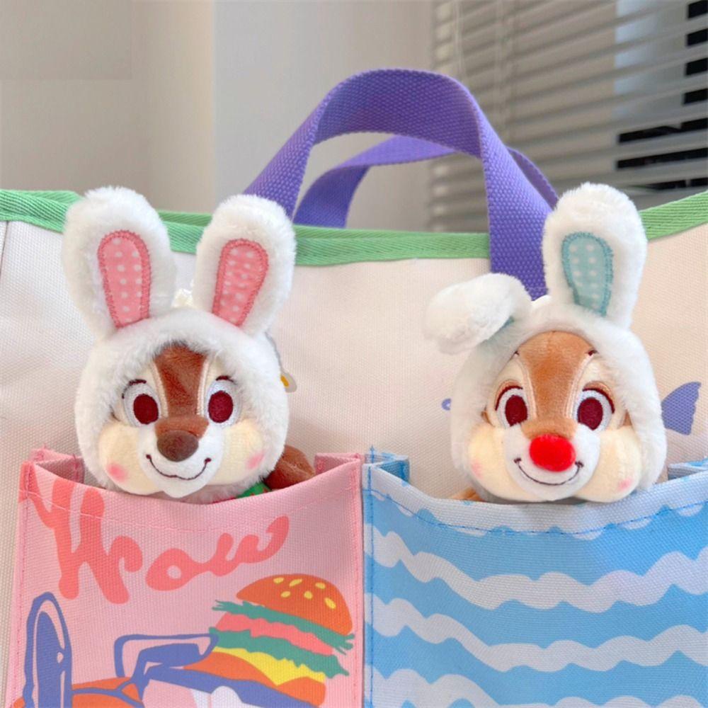 1 Móc Khóa Hình Búp Bê Nhồi Bông Đáng Yêu