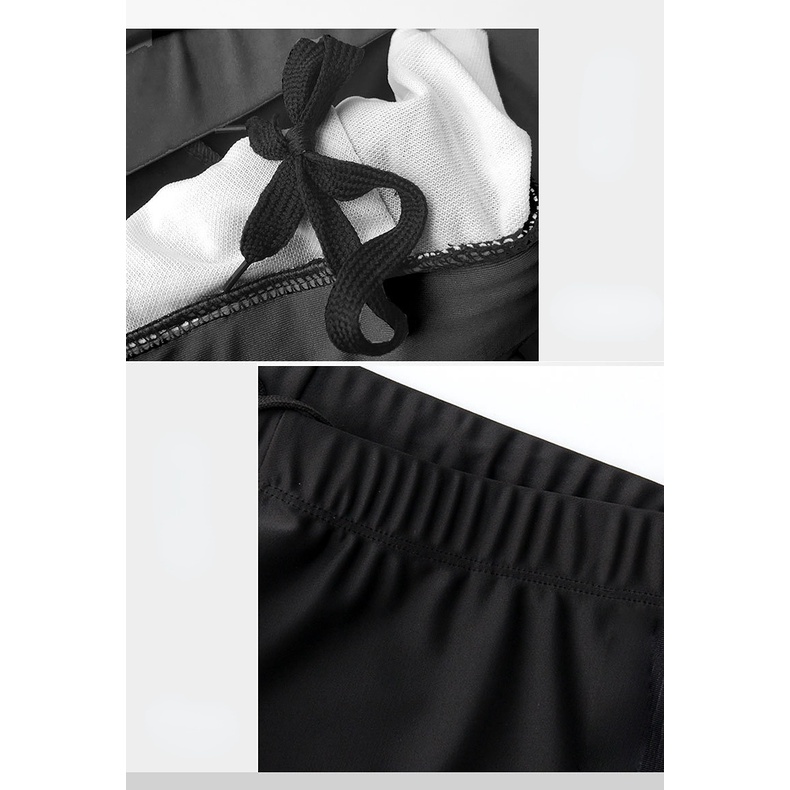 BBB Male Professional Swimsuit Men's Large Size Two Piece Separate Training Swimsuit