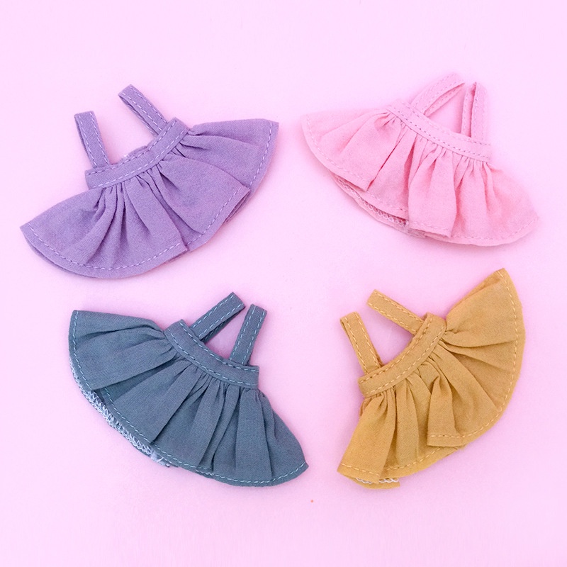 Ob11 Quần Áo Trẻ Em Đất Sét Mềm Nendoroid Dây Đeo Váy 1 / 12bjd gsc molly pd9 ymy Body Dress