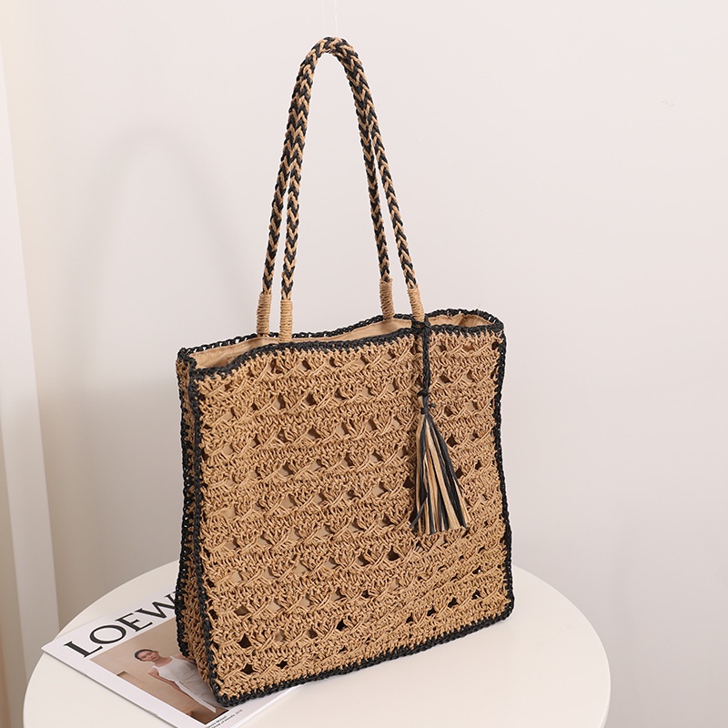 Túi Đeo Vai Hình Vuông Cỡ Nhỏ Thiết Kế Đục Lỗ Phối Tua Rua Thời Trang Cho Nữ