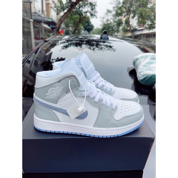 GIÀY THỂ THAO SNEAKER JD SÓI XÁM , JD XÁM VỆT XANH BẢN CAO CẤPA