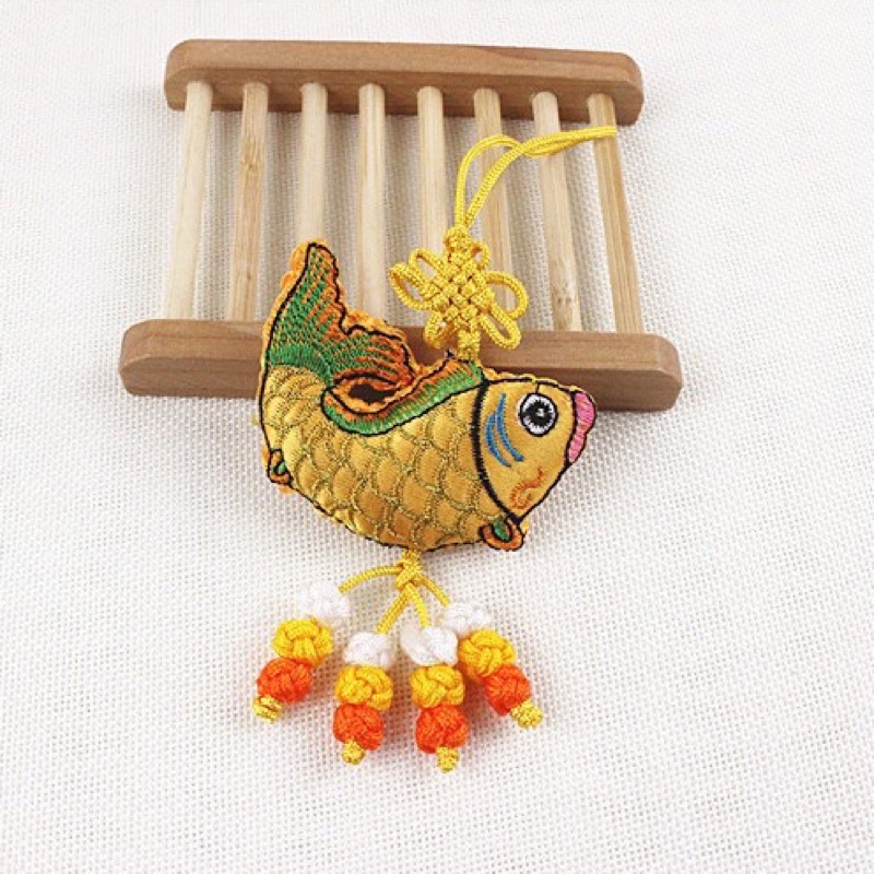 Móc khoá thổ cẩm vintage boho