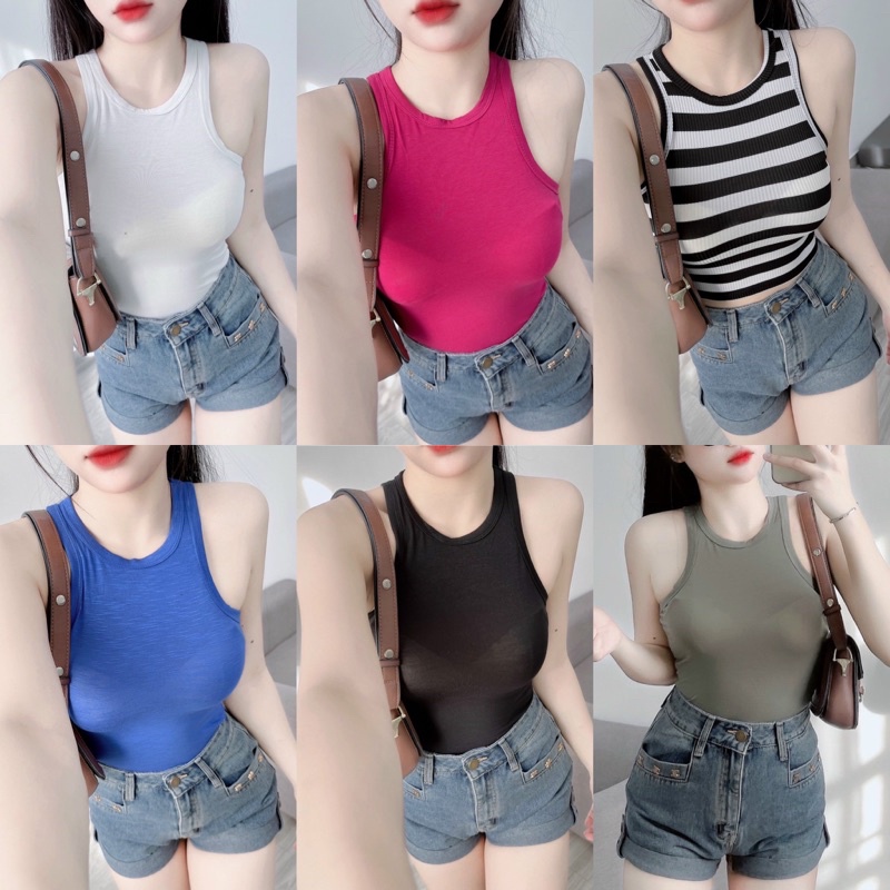 Áo Thun Ba Lỗ Thun Lụa Siêu Xinh
