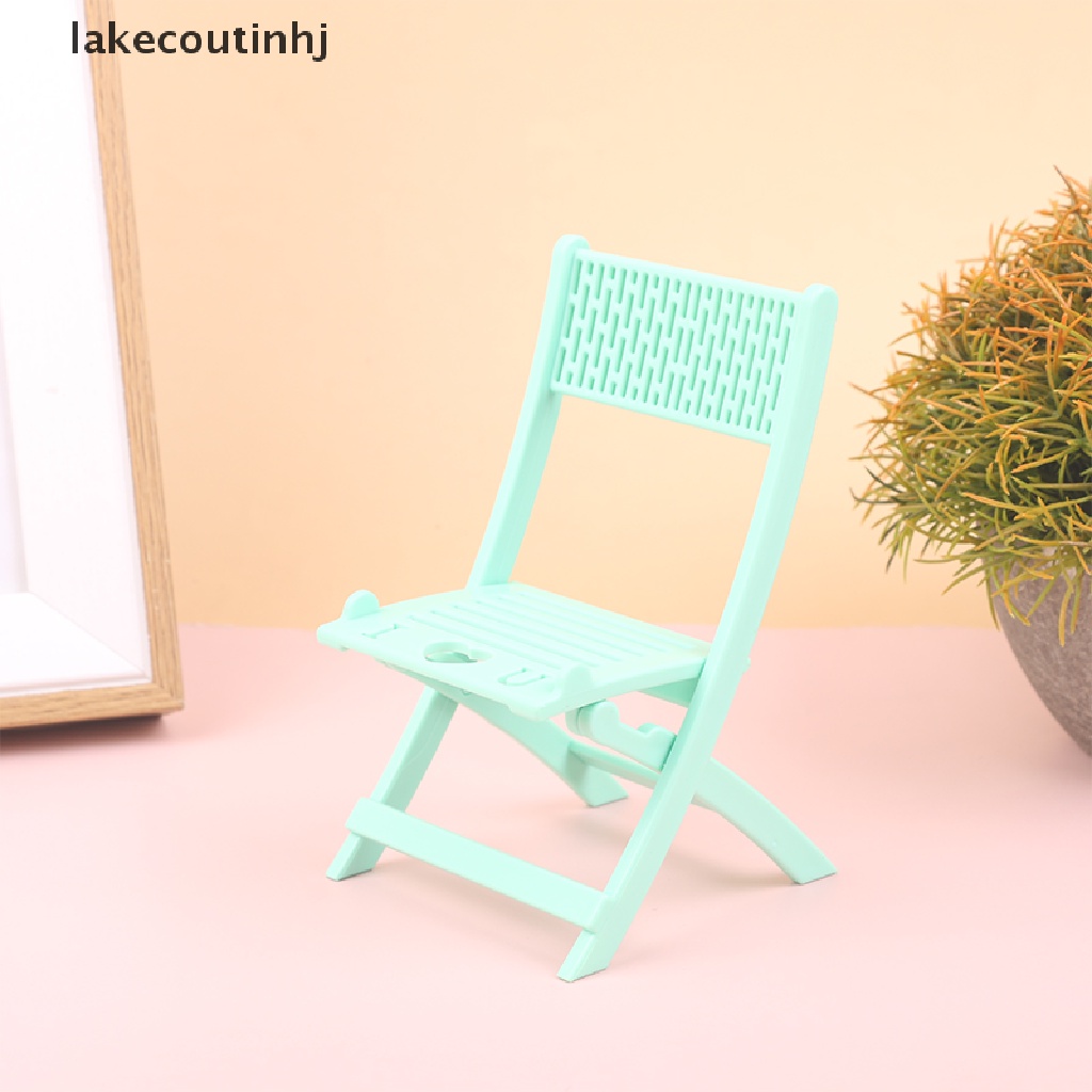 Giá Đỡ Điện Thoại / Ghế Xếp Mini Trang Trí Nhà Búp Bê