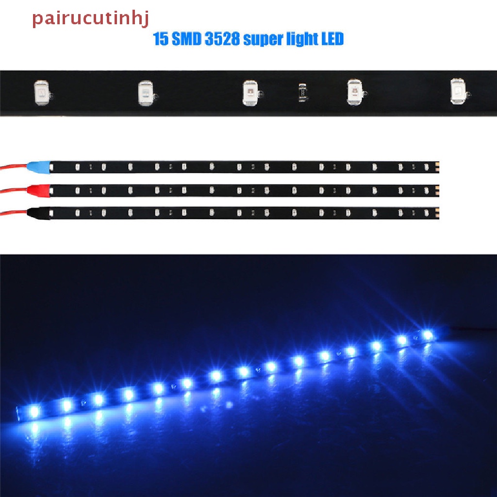 Set 6 Dải Đèn LED DC 12V Chống Nước Trang Trí Dưới Xe Hơi Xe Máy