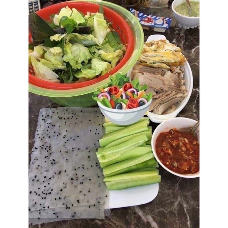 Bánh tráng mè nhúng đặc sản miền trung siêu ngonnn