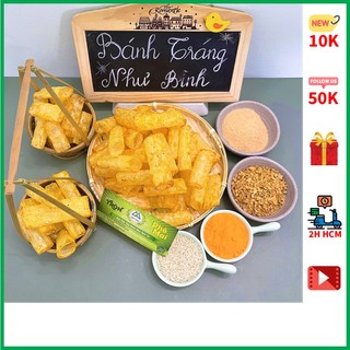 Bánh Tráng Trộn ỐNG PHÔ MAI VÀNG Như Bình Mỏng Dẻo Ăn Liền Thơm Ngon GÂY SỐT CĐM