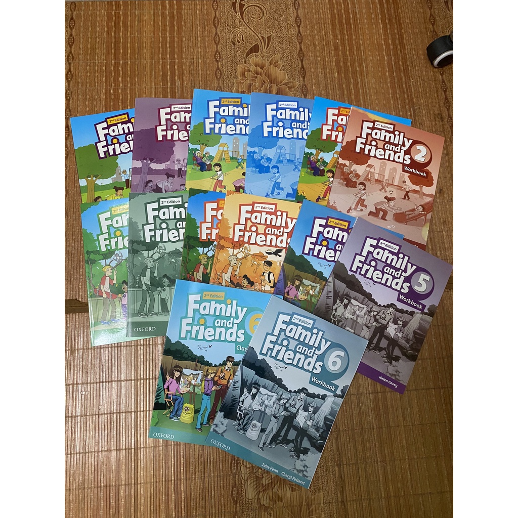 Family and Fiends 2nd Starter, 1,2,3,4,5,6 ( Chọn tuỳ í level 2nd Starter-6 )