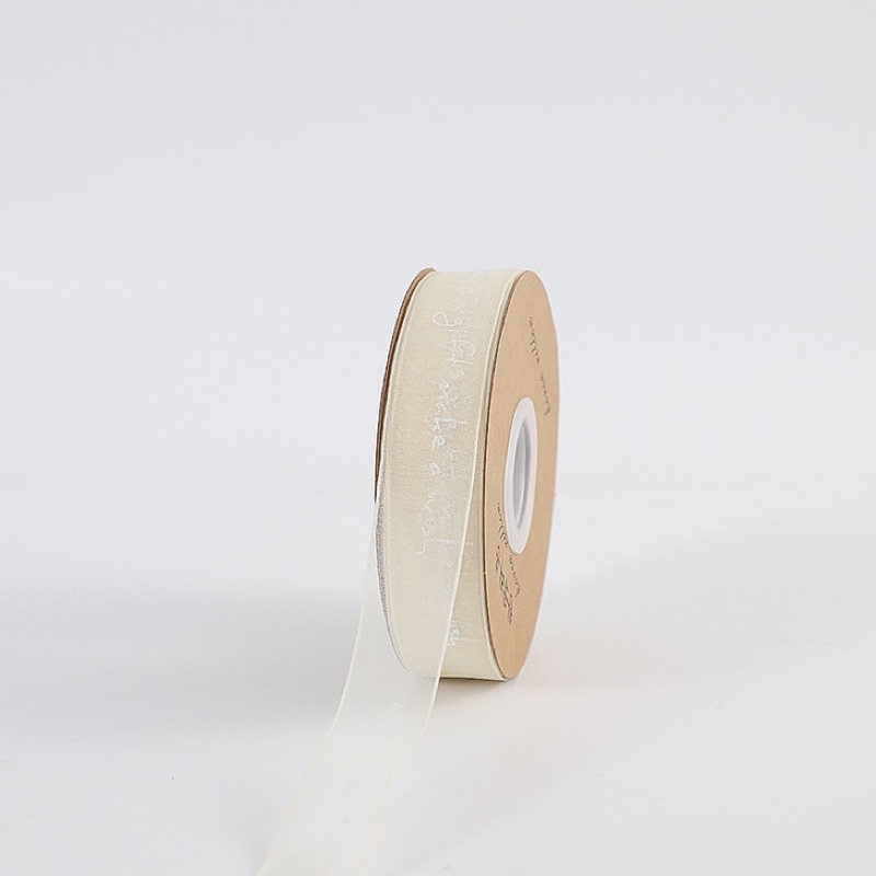 Ruy băng voan chữ nhỏ