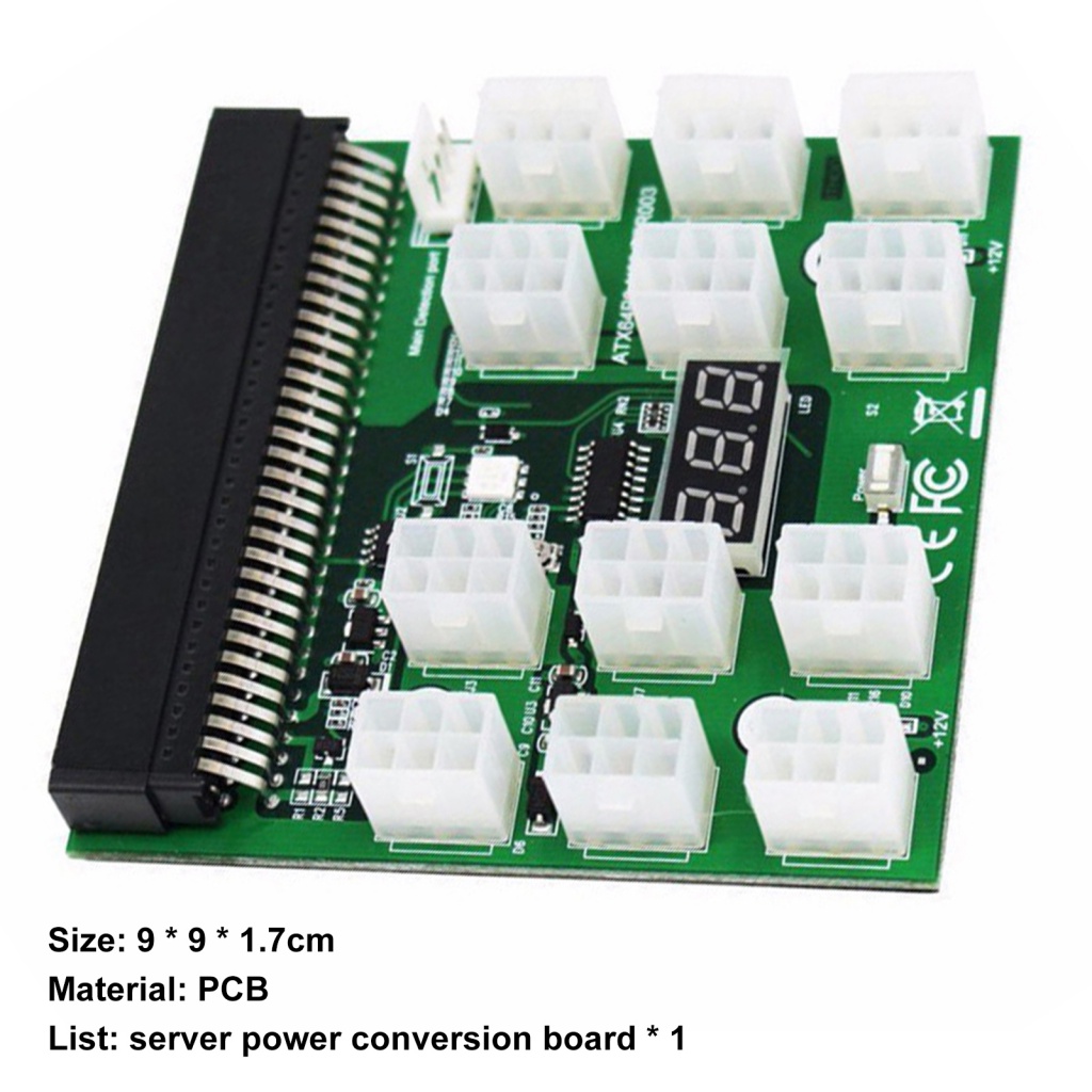 Bảng Mạch Chuyển Đổi Nguồn Điện Hình Hoa Hướng Dương PCB 12x6Pin 1600W Server Cho DPS-1200FB A