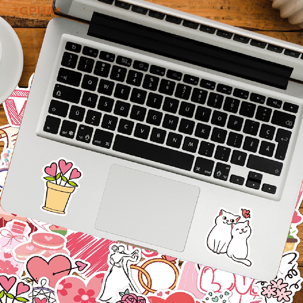Gpha > Set 100 Miếng Dán Trang Trí Điện Thoại Thủy Tinh diy Hình Cô Gái graffiti Tình Yêu Cho Tiệc Cưới Mới
