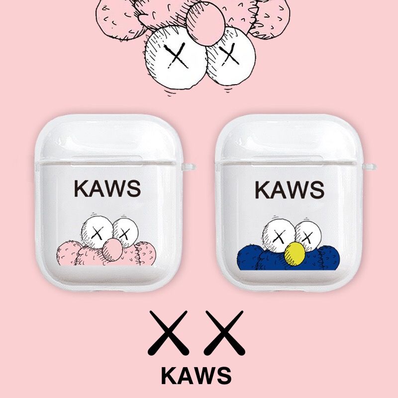 Vỏ Bảo Vệ Hộp Sạc Tai Nghe Airpods1 Pro3 Apple AirPods2 airpods1airpods2AirPods MKI5 Hình KAWS Sesame Street Dễ Thương
