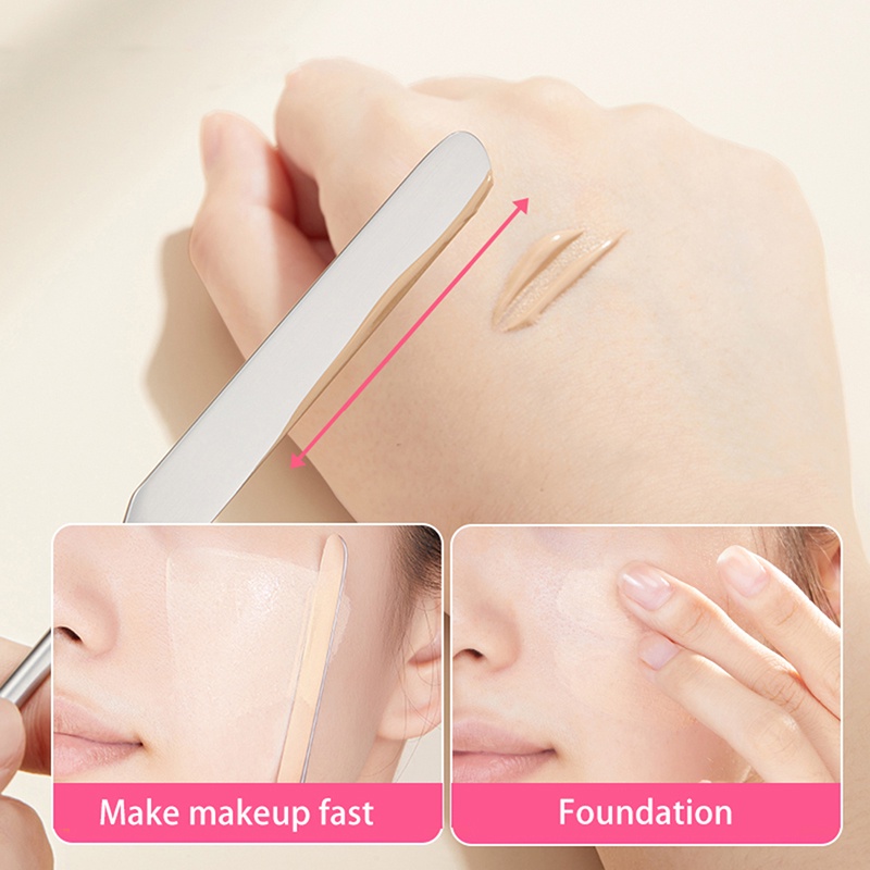 1 Cây Trộn Kem Nền Hai Đầu Bằng Thép Không Gỉ