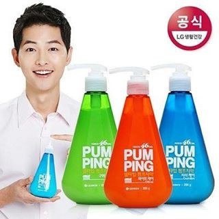 [TP HCM] Chai Kem Đánh Răng Perioe Cool Mint hương bạc hà Pumping Hàn Quốc 285g siêu tiết kiệm
