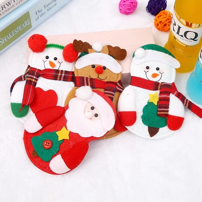 [Home] Sản Phẩm Trang Trí Giáng Sinh [Sản Phẩm Trang Trí Nhà] (Vỏ Bọc Bộ Đồ Ăn Bằng Vải Không Dệt) [Giáng Sinh]