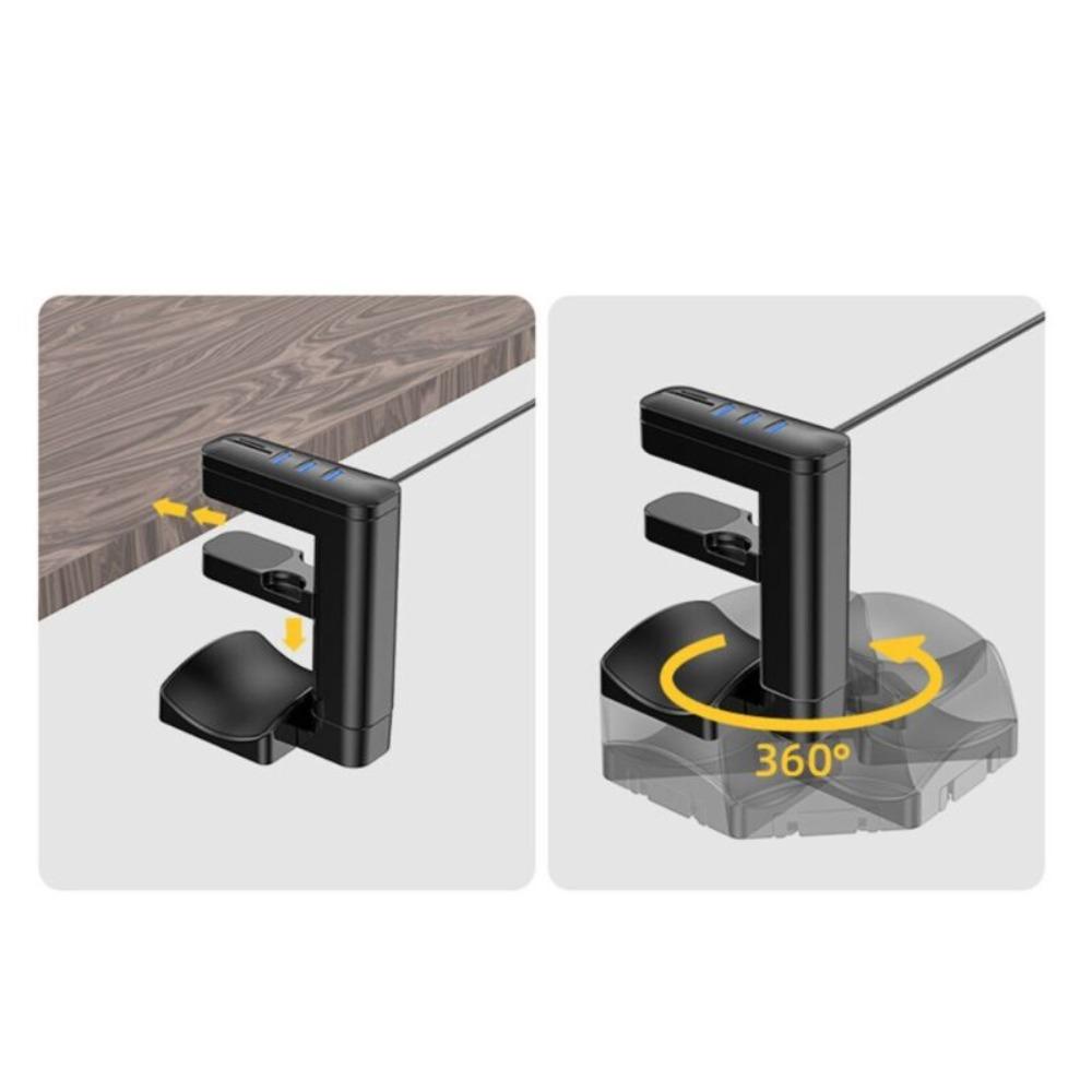 BEBETTERM Giá Đỡ Tai Nghe Xoay 360 Độ Tiện Dụng° Giá Đỡ Tai Nghe Chơi Game Để Bàn Xoay Được Tiện Dụng