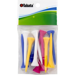Tee golf nhựa 12 cây tabata gv0477 chính hãng nhật bản, tee nhựa nâng bóng golf 55mm