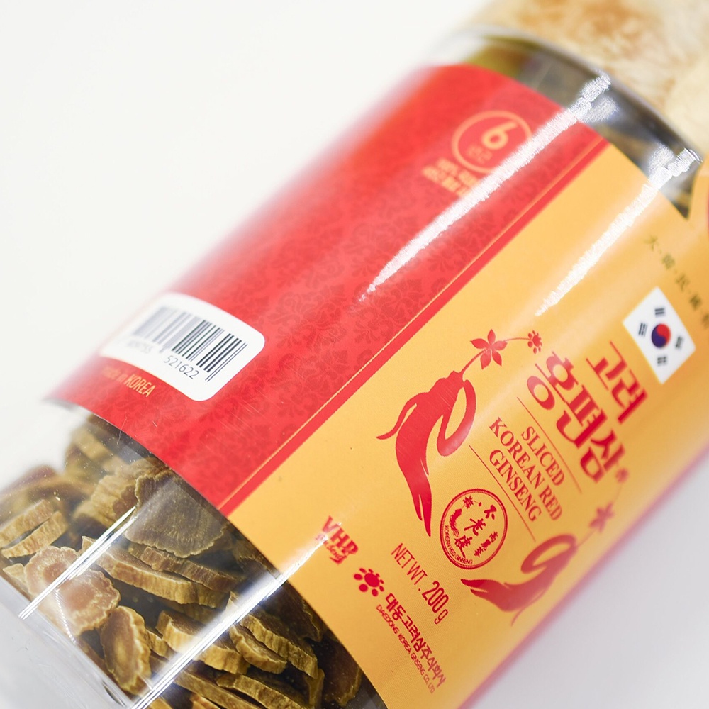 Hồng Sâm Khô Thái Lát DAEDONG GINSENG Hộp 200G