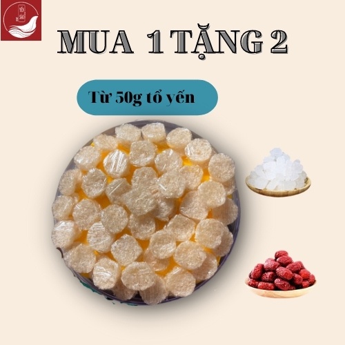 Set yến baby nguyên chất 100% dùng thử cho bé, Yến baby sạch lông tặng kèm táo đỏ đường phèn chưng tại nhà