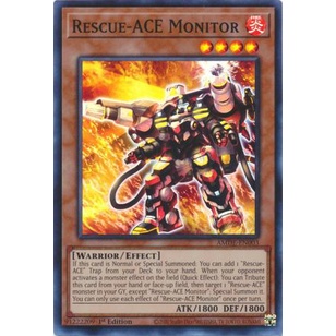 Thẻ Bài Yugioh Rescue-ACE Monitor - AMDE-EN003 - Super Rare 1st Edition