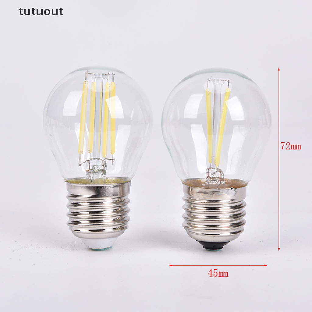 Bóng Đèn LED Dây Tóc 2W / 4W / 6W E27 COB / G45